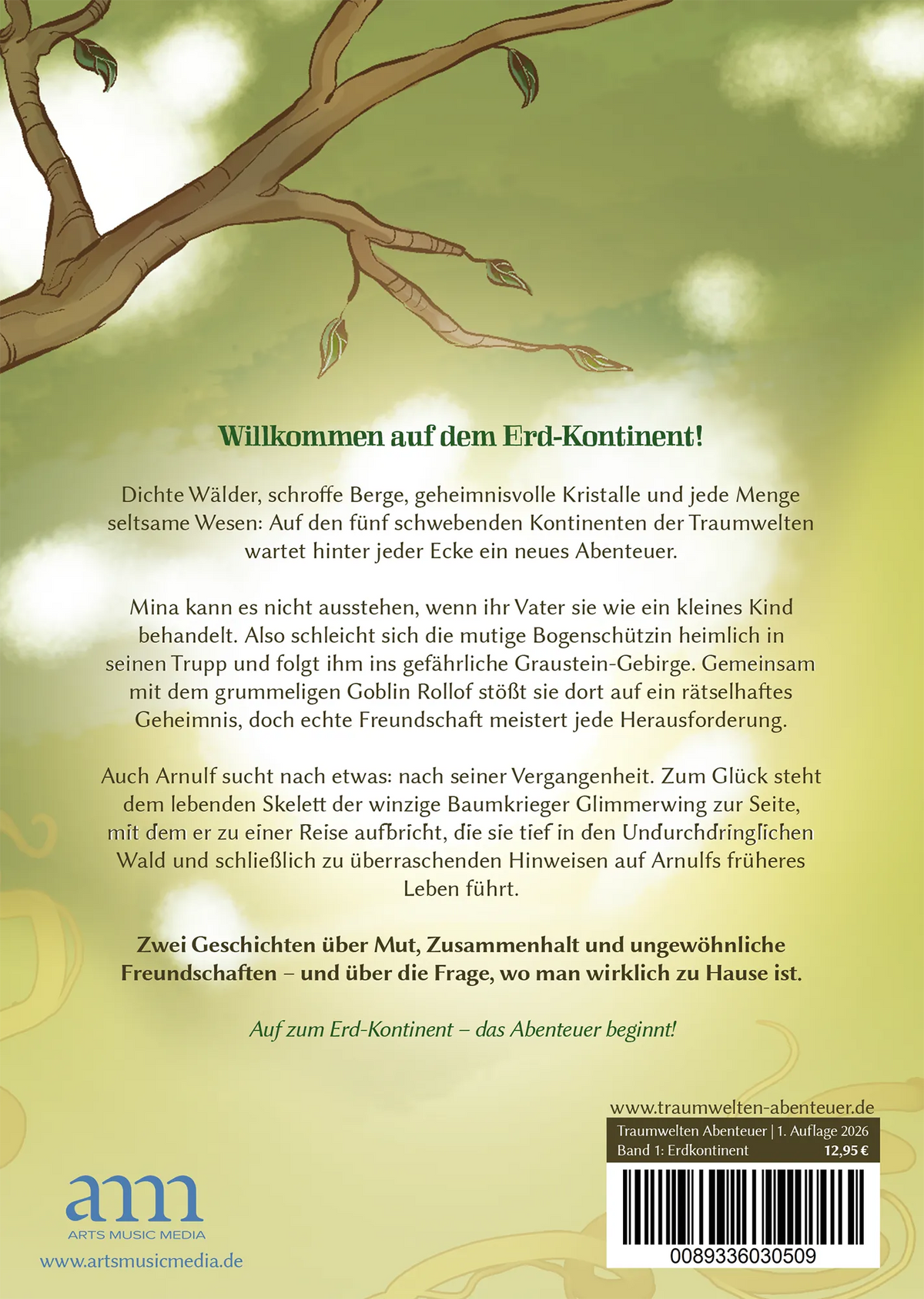 Traumwelten Abenteuer - Buch Band 1: Erd-Kontinent