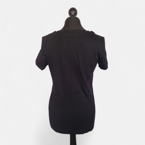 Fitted T-Shirt „Giant Kraken“ aus Bio-Baumwolle, schwarz