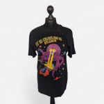 T-Shirt "Giant Kraken" aus Bio-Baumwolle, schwarz